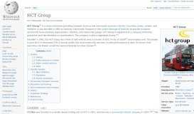 
							         HCT Group - Wikipedia								  
							    