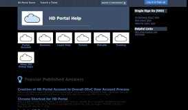 
							         HD Portal Help - VA OSvC Help Desk Portal								  
							    