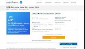 
							         HDB Financial Services Ltd Personal Loan Customer Care ...								  
							    