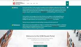 
							         HDB Resale Portal								  
							    