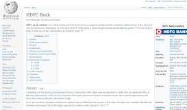 
							         HDFC Bank - Wikipedia								  
							    