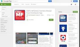
							         HDFC MFOnline Partners Mutual Fund Distributor App - Apps on ...								  
							    