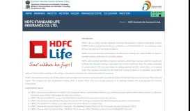 
							         HDFC Standard Life Insurance Co. Ltd. | Insurance - CSC								  
							    