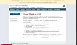 
							         Head Start at KCC - Kankakee Community College								  
							    