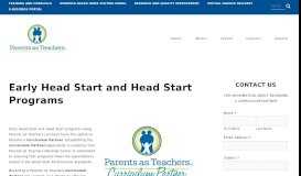 
							         Head Start — Parents as Teachers								  
							    