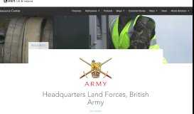 
							         Headquarters Land Forces, British Army | Esri UK Resource Centre								  
							    