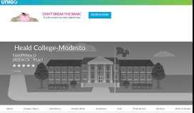 
							         Heald College-Modesto Student Reviews, Scholarships, and Details								  
							    