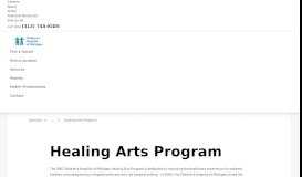 
							         Healing Arts Program | Children's Hospital Michigan | CHM								  
							    