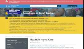 
							         Health and Home Care - CT.gov								  
							    