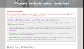 
							         Health and Wellness Centers - IU13								  
							    