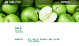 
							         Health – Aussie Apples								  
							    