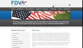 
							         Health Care - Florida Department of Veterans' Affairs | Connecting ...								  
							    