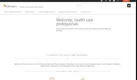 
							         Health Care Professionals Portal								  
							    