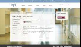 
							         Health Care Providers - Claim Status - Health Plans Inc.								  
							    