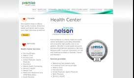 
							         Health Center | Promise Healthcare								  
							    
