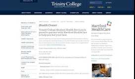 
							         Health Center - Trinity College								  
							    