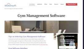 
							         Health Club Management Software - Motionsoft								  
							    