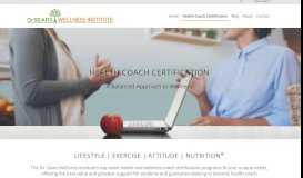
							         Health Coach Certification | Dr Sears Wellness Institute								  
							    