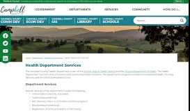 
							         Health Department Services | Campbell County, VA								  
							    