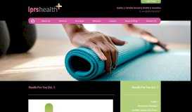 
							         Health For You Vol. 1 » IPRS Health								  
							    