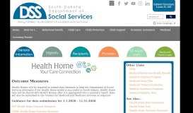 
							         Health Home Outcome Measures - South Dakota Department of Social ...								  
							    