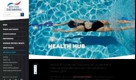 
							         Health Hub | Member Resources | British Swimming								  
							    