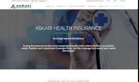 
							         Health Insurance - AGICO - askari general insurance co.ltd								  
							    