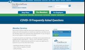 
							         Health Insurance Benefits for Cox HealthPlans Members								  
							    