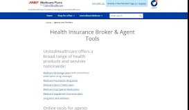 
							         Health Insurance Broker & Agent Tools | AARP® Medicare Plans ...								  
							    
