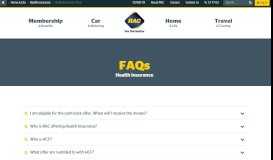 
							         Health Insurance FAQs| RAC WA								  
							    