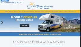 
							         Health Insurance - La Clinica de Familia								  
							    