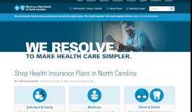 
							         Health Insurance Plans for North Carolina | Blue Cross NC								  
							    