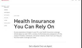 
							         Health Insurance – State Farm®								  
							    