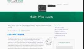 
							         Health iPASS Patient Revenue Cycle Insights								  
							    