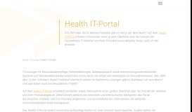 
							         Health IT-Portal - BVITG								  
							    