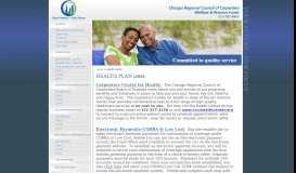 
							         Health Links - CRCC Benefits								  
							    