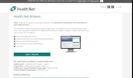 
							         Health Net Brokers - Health Net Individual and Family Plans								  
							    