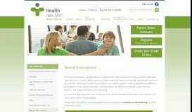 
							         Health New Lynn > For Patients > Repeat Prescriptions								  
							    