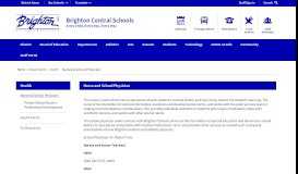 
							         Health / Nurses & School Physician - Brighton Central School District								  
							    