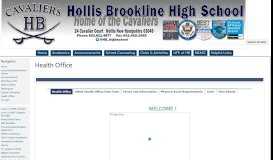 
							         Health Office - Hollis Brookline High School - Google Sites								  
							    