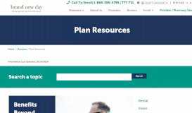 
							         Health Plan Resources | Brand New Day HMO								  
							    
