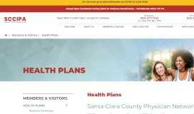 
							         Health Plans | Santa Clara County Physician Network - SCCIPA								  
							    
