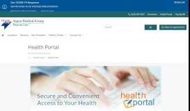 
							         Health Portal | Aspen Medical Group								  
							    