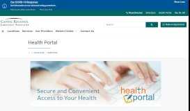 
							         Health Portal | Capital Regional Cardiology Associates								  
							    