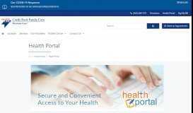 
							         Health Portal | Castle Rock Family Care								  
							    