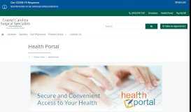 
							         Health Portal | Coastal Carolina Surgical Specialists								  
							    