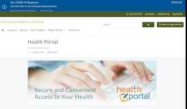 
							         Health Portal | Genesis Women's Center								  
							    