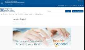 
							         Health Portal | Georgetown Medical Clinic								  
							    