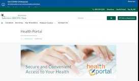 
							         Health Portal | Lakeview OB/GYN Clinic								  
							    