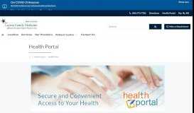 
							         Health Portal | Layton Family Medicine								  
							    
